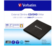 nagrywarka VERBATIM Slim CD/DVD Writer USB-C - 1050590 - zdjęcie 2